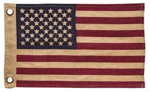 ' Burlap USA Flag 20" (Pack of 2)