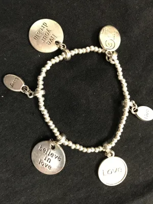 Bali Queen Inspirational Stretch Charm Bracelet