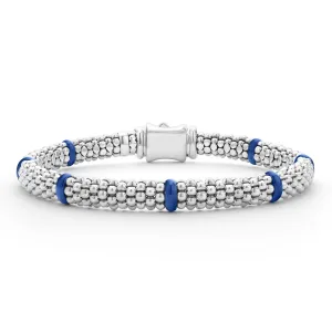 Blue Caviar Ceramic Station Caviar Bracelet | 6mm