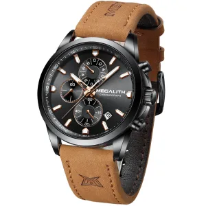 Chronograph Watch | Leather Band | 8272M