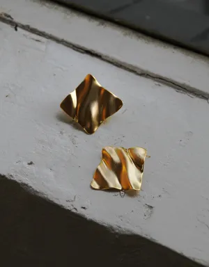 HAYDEN MOLTEN GOLD EARRINGS