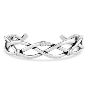 Montana Silversmith® Woven Crown Silver Bracelet